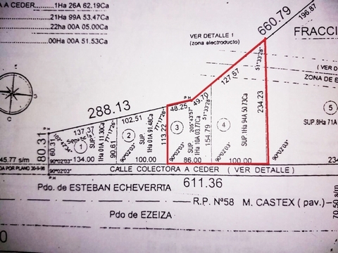 Plano de la propiedad