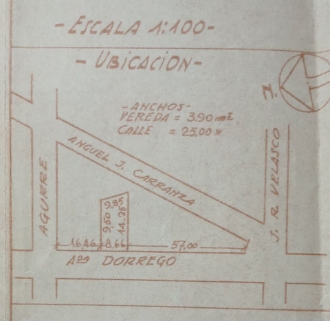 Plano de la propiedad